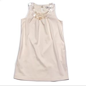 🆕 Crewcuts J. Crew Ivory Sequin Neck Dress